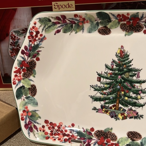 Spode Christmas Tree Annual Dessert Tray 12” 2023 - Picture 8 of 11